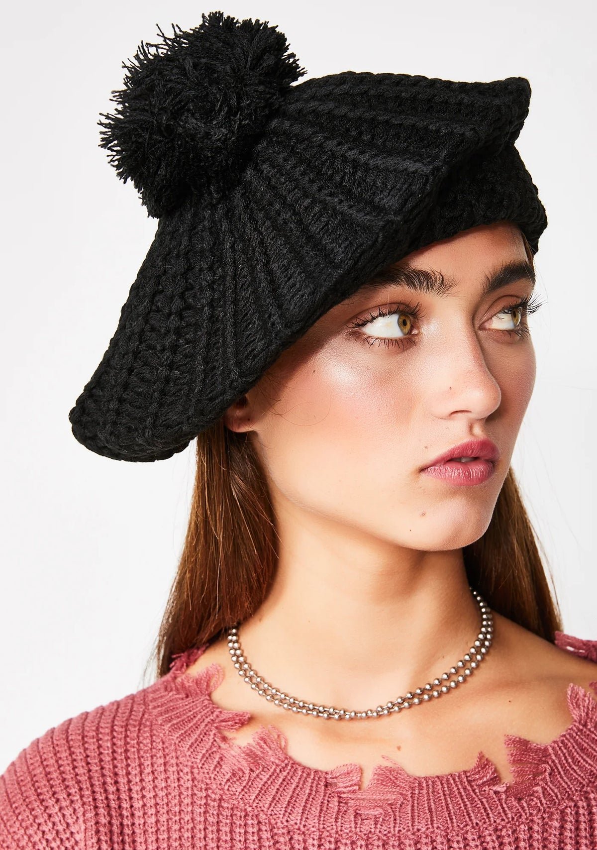 Wicked Posh Chic Pom Pom Beanie