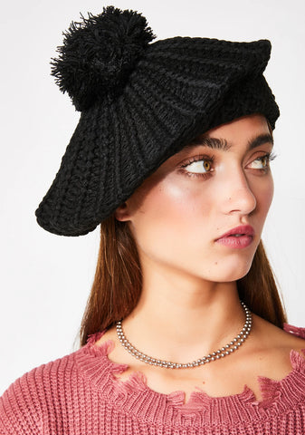 Wicked Posh Chic Pom Pom Beanie