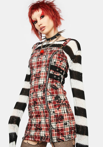 Lust Or Envy Plaid Mini Dress