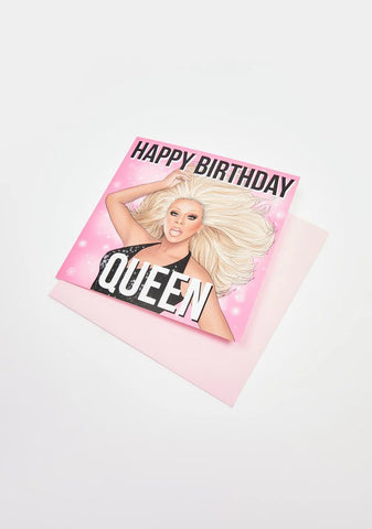 Happy Birthday Queen Card