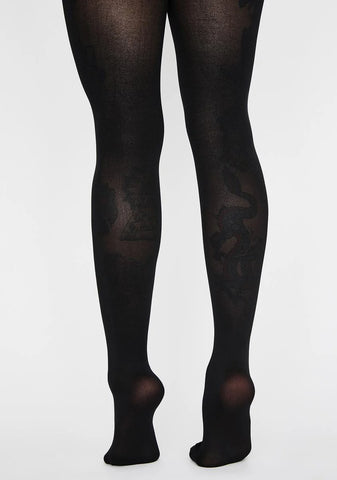 Bad To The Bone Sheer Tights