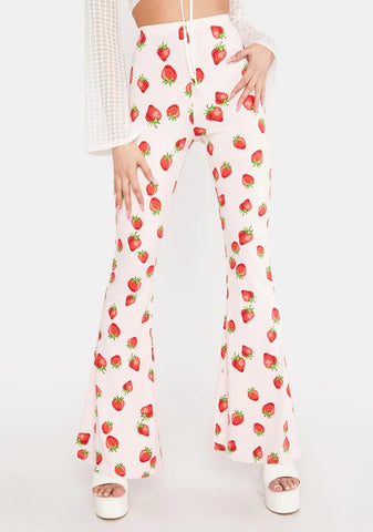 Berry Into You Flare Pants