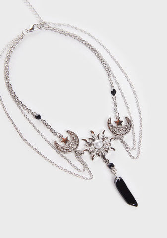 Eternal Nightfall Layered Choker