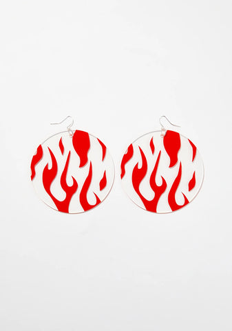 On Fire Earrings