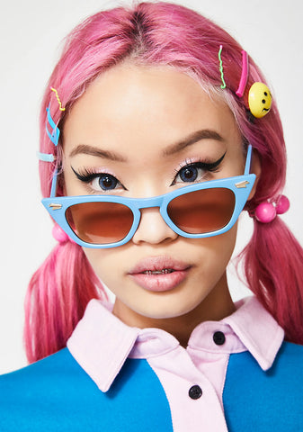Topaz Down For It Cat Eye Sunglasses