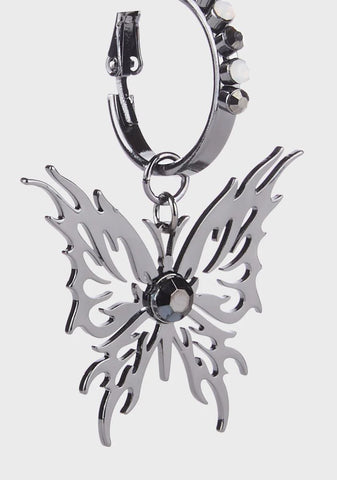 Nature's Royalty Hoop Earrings