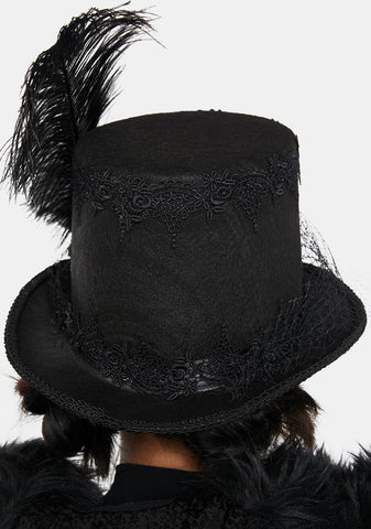 Abandoned Carnival Gothic Top Hat