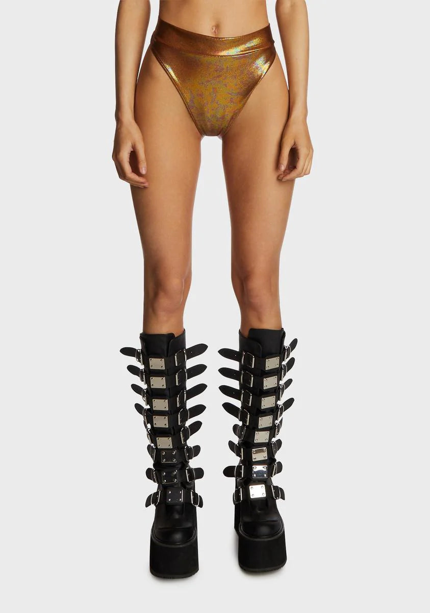 Oil Slick Overboard Bikini Bottoms