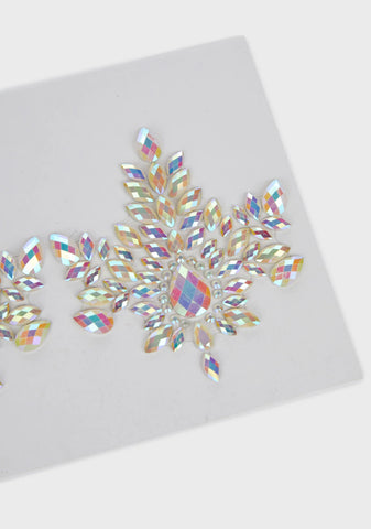 Mary Jane Glow In The Dark Jeweled Pasties