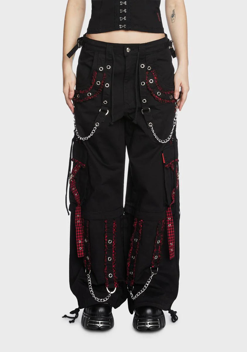 Black And Red Bo Peep Darkstreet Pants
