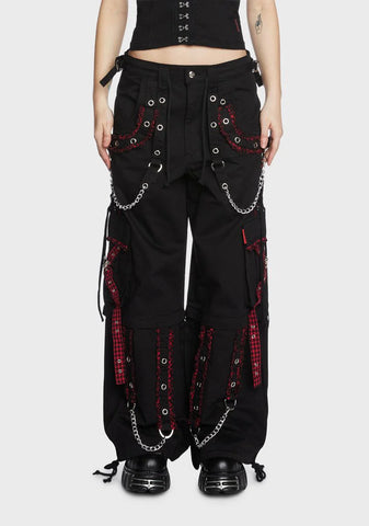 Black And Red Bo Peep Darkstreet Pants