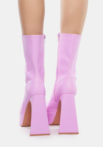 Kiss That Mystique Platform Boots