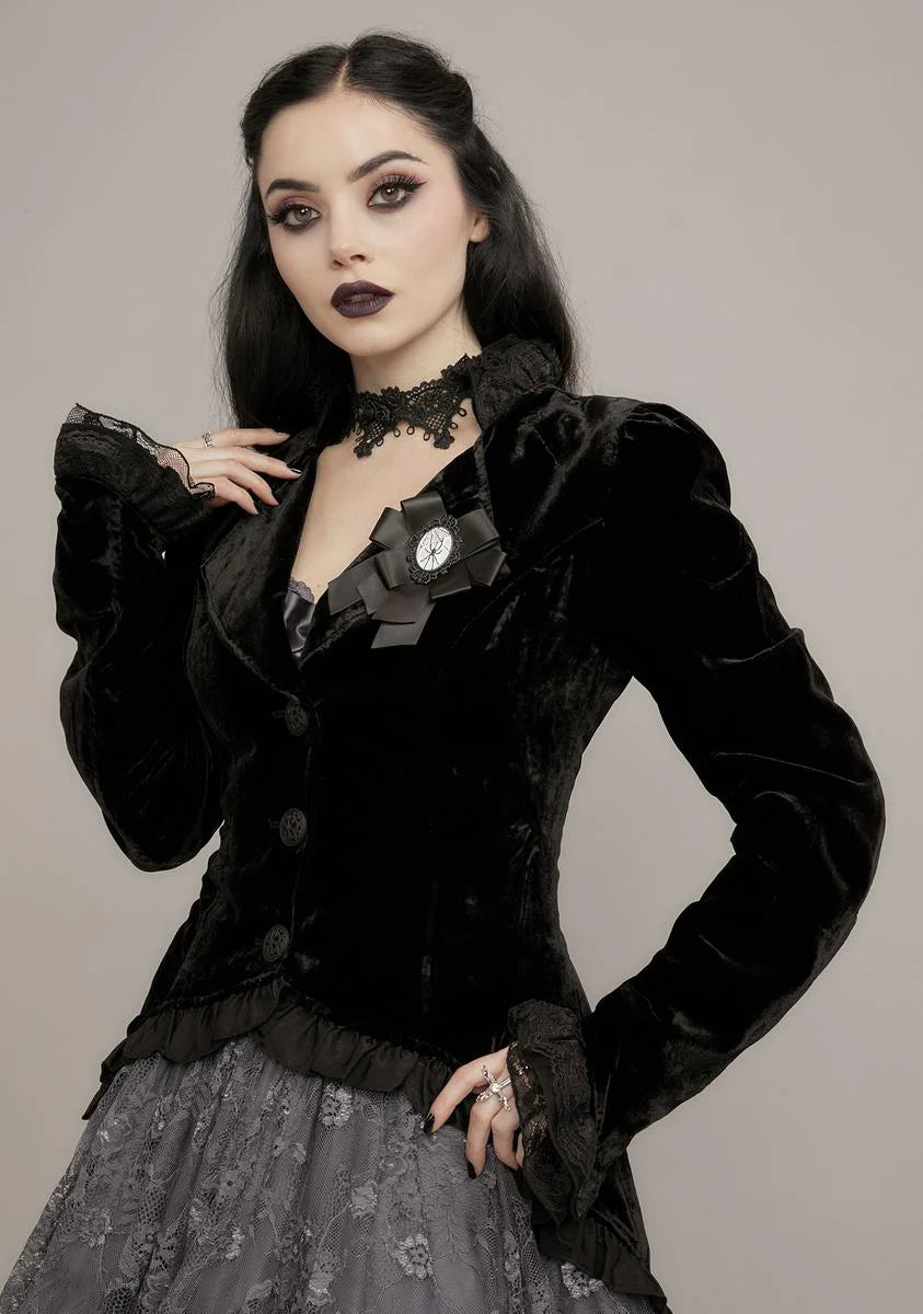 Toxic Allure Velvet Jacket