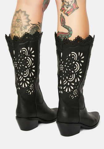 Sacred Song Filigree Cowboy Boots