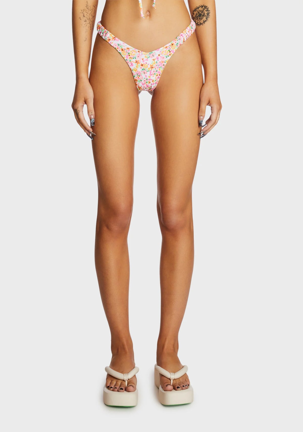 Retro Y Thong Bikini Bottom - Angel Baby