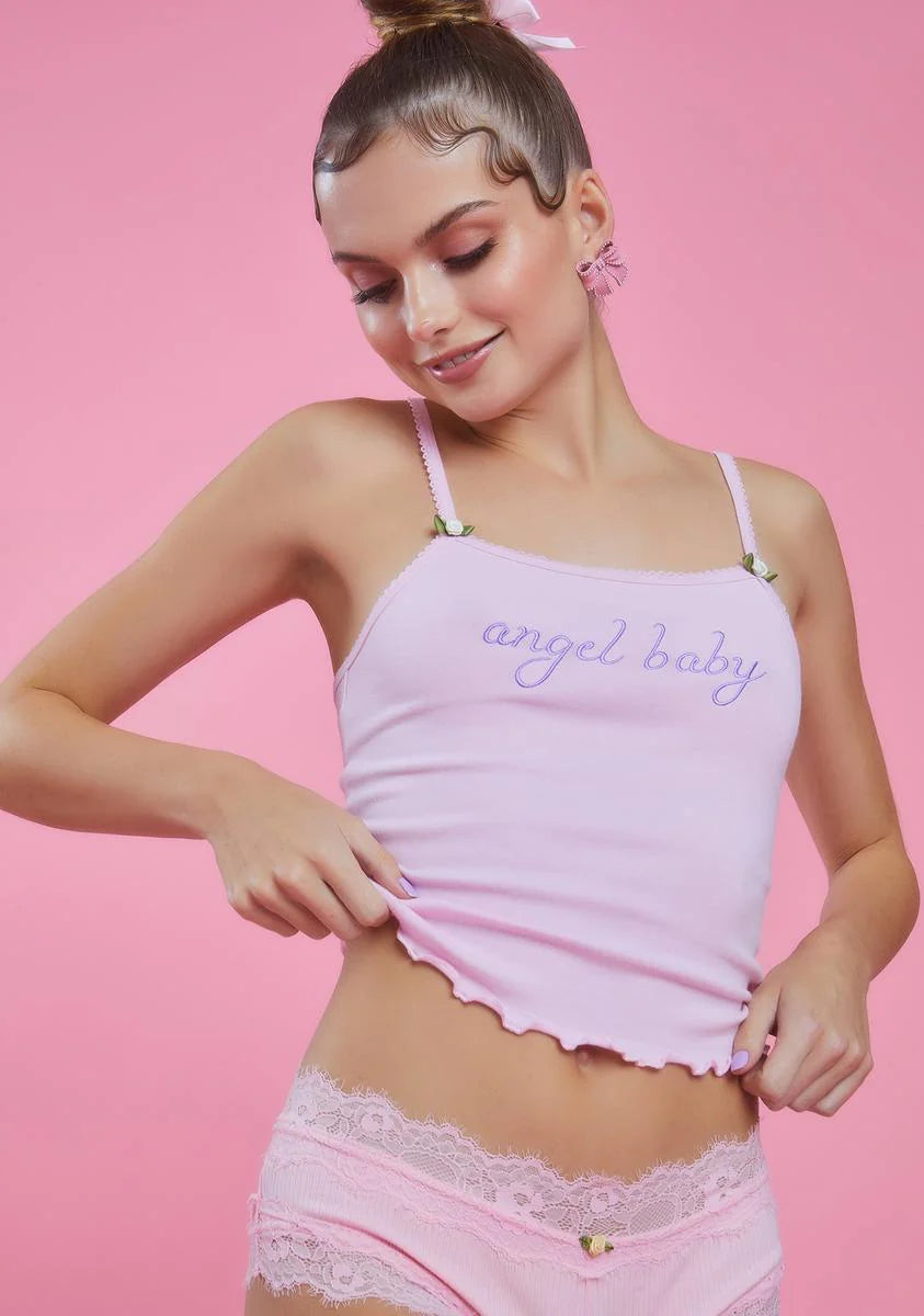 A Little Dream Embroidered Tank