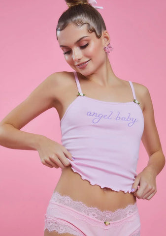 A Little Dream Embroidered Tank