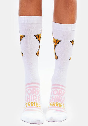 Yorkie Crew Socks