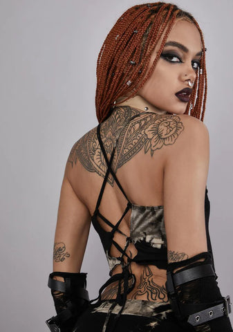 Spell Book Mood Halter Top