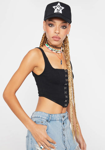 Craving Secrets Corset Crop Top
