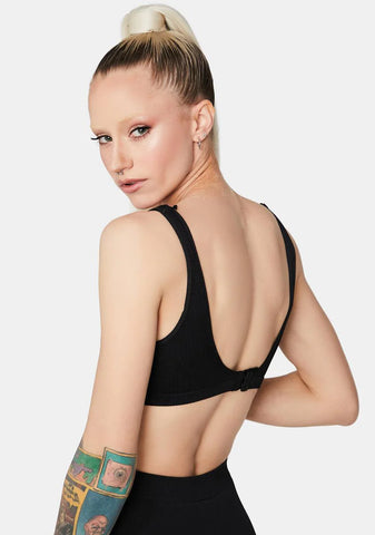 Night Next Location Triangle Sports Bra