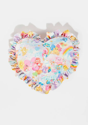 Kingdom Of Caring Heart Shaped Pillow