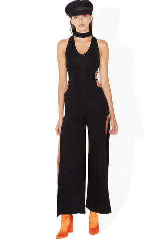 Ladies Night Cut-Out Jumpsuit