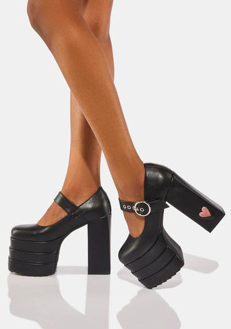 Love Demon Platform Heels