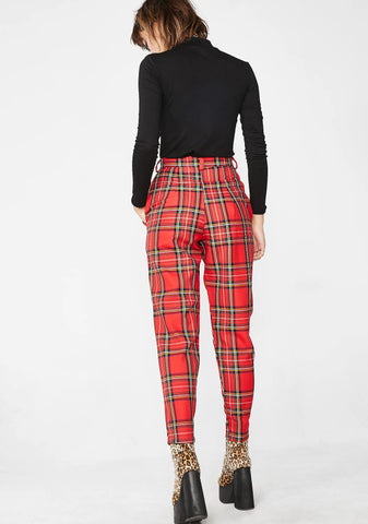 Plaid Aubrey Classic Trousers