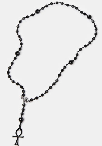 Hope & Pray Rosary Necklace