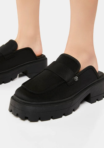 Black Mariah Backless Mule Slides