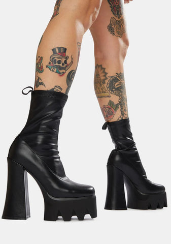 Troublemaker Chunky Platform Boots