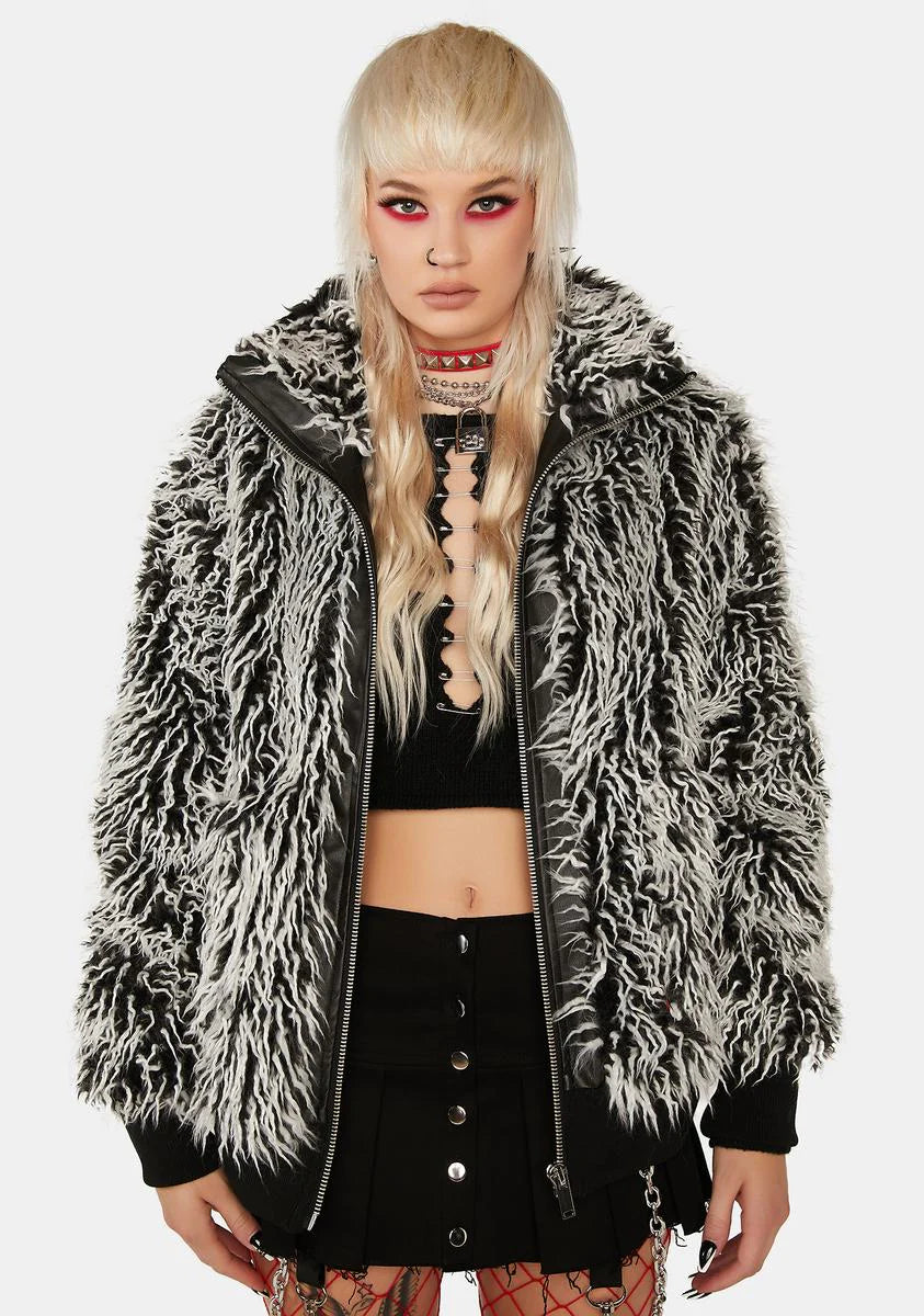 Need No Protecting Faux Fur Jacket