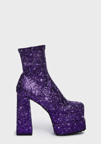 Purple Papi Platform Boots