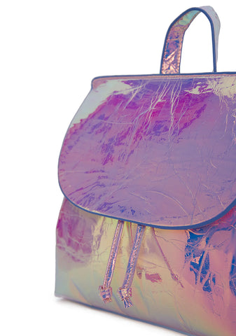 Pink Holo Backpack