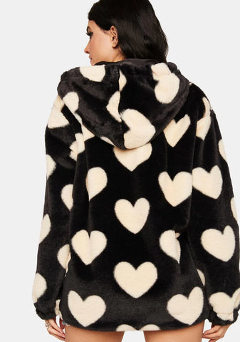 Wicked Cupid's Little Helper Fuzzy Jacket