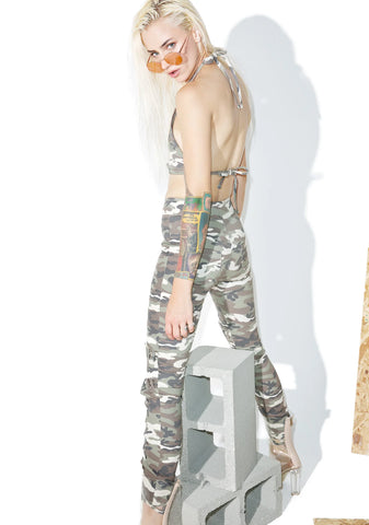 Camo Laced Pants