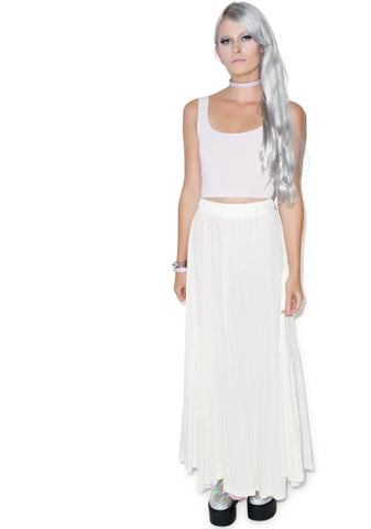 Reeves Fitted Crop Tank - Brown