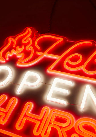 Taking Sinners Neon Sign