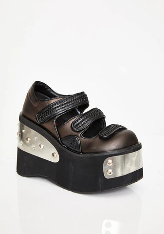 KERA-13 Platform Mary Jane Shoes