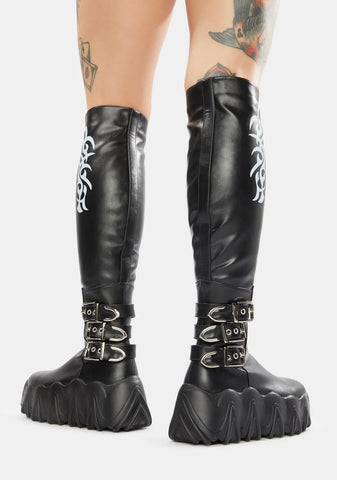 Winner Takes All Knee High Boots