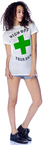 High Off Your Own Tee - White