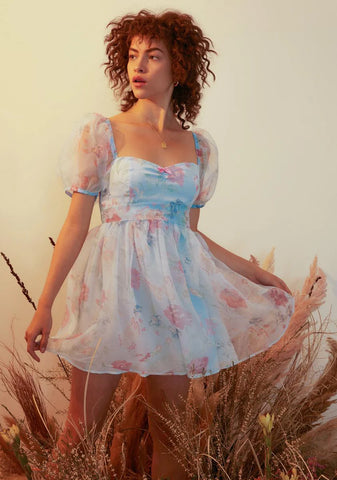 The Sweetest Gift Floral Babydoll Dress