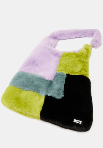 Jumble Faux Fur Tote Bag