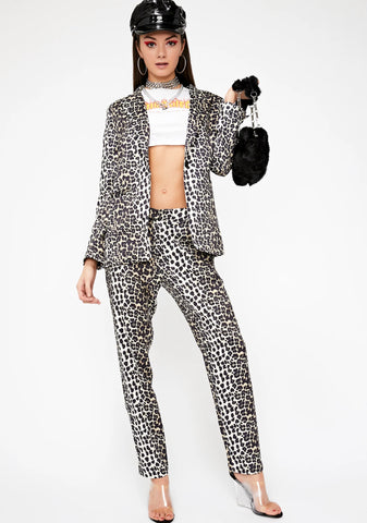 Killing 'Em Leopard Blazer