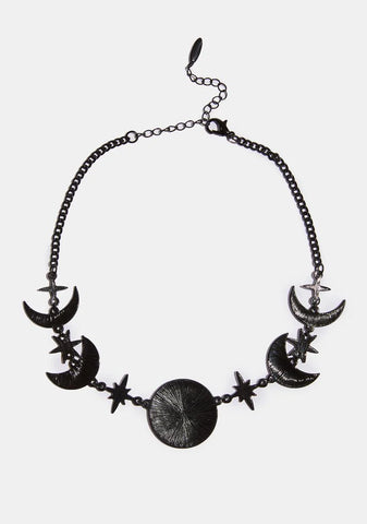 Night Sky Wishes Choker Necklace