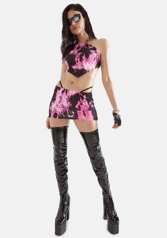 Sweet Inferno Mini Skirt