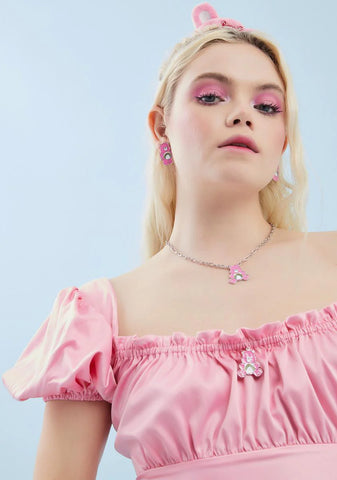 Cuteness Rules Charm Necklace