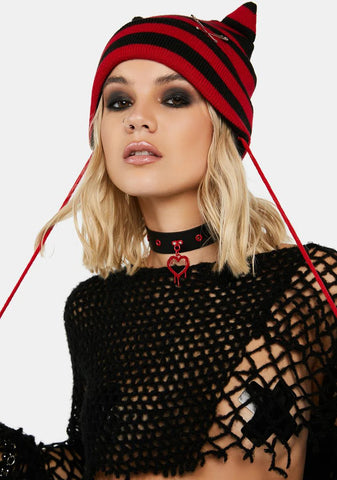 Bloodlust Love Heart Drip Choker