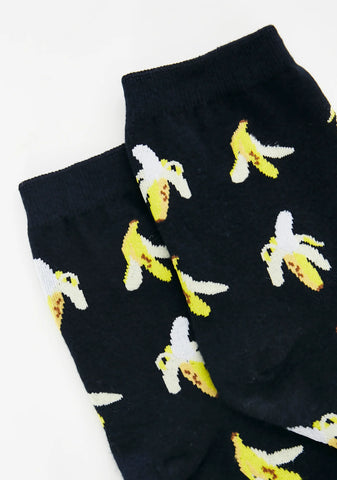 B-A-N-A-N-A-S Knit Socks